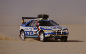 Paris Dakar 1989. Ickx/Tarin.  Peugeot 405 Turbo 16