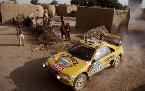 Paris Dakar 1990. Vatanen/Berglund. Peugeot 405 Turbo 16. Vainqueur