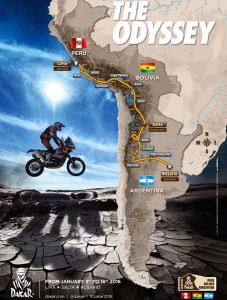 Рали Дакар 2016: маршрутът детайлно (етапи и градове)