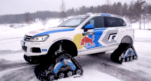 Volkswagen Snowareg се завръща, този път с WRC премяна (видео)