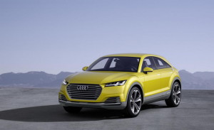 Audi TT Offroad: следваща стъпка към нов кросоувър (видео)